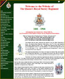 The Queen's Royal Surrey  Regiment Website